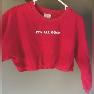 It’s All Good Cropped Sweater